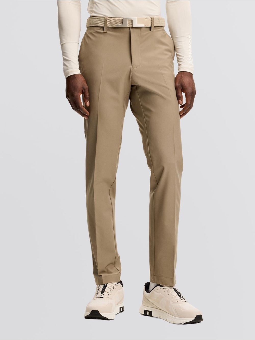 J.Lindeberg 30x34 Ellott Micro Stretch Golf Pants Beige Tan